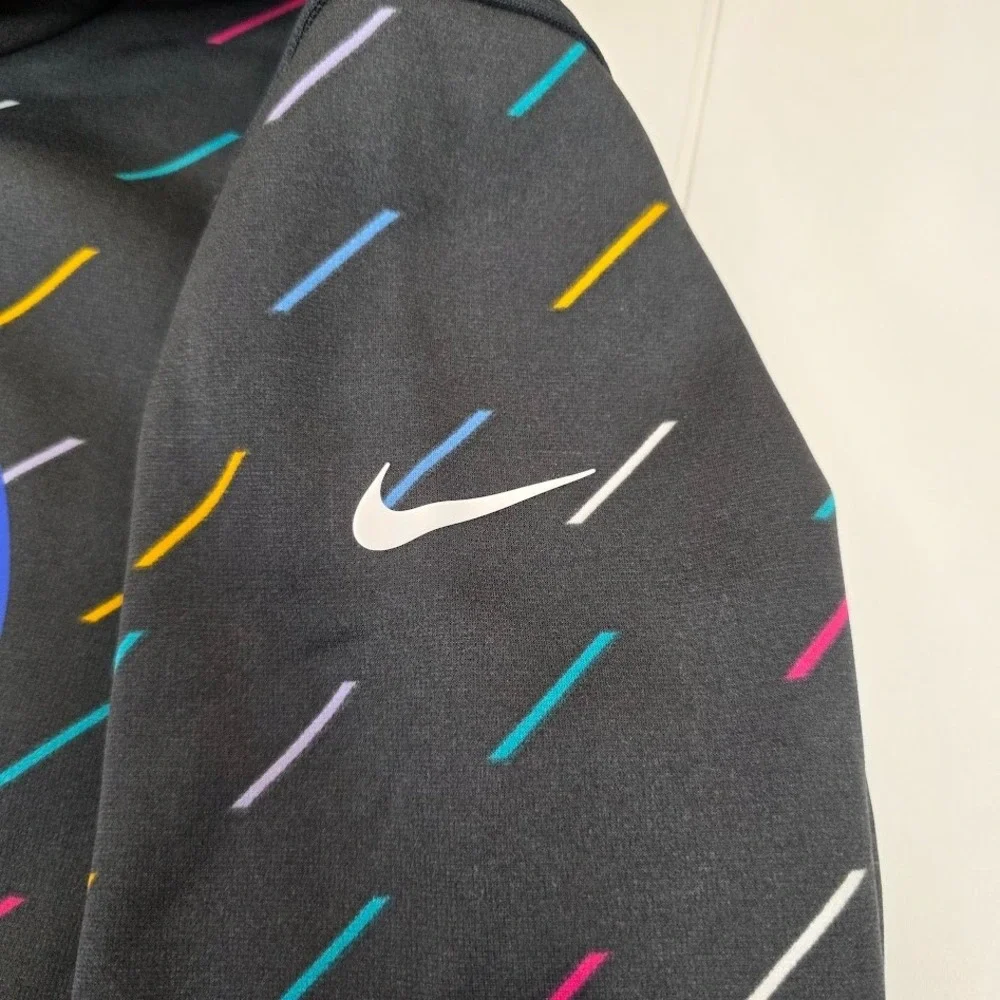 Nike LA Rams Mens L Crucial Catch Cancer Hoodie Colorful Gray NFL OnField DriFit